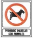 Animals are not allowed